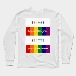 Boys and Girls Long Sleeve T-Shirt